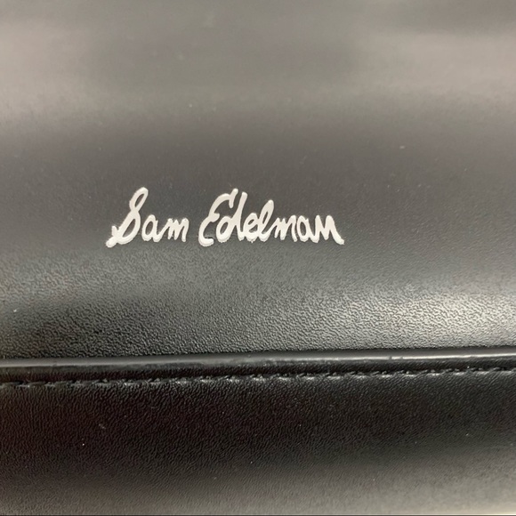 SAM EDELMAN Anthropologie black vegan purse hand bag crossbody bag - Picture 7 of 11